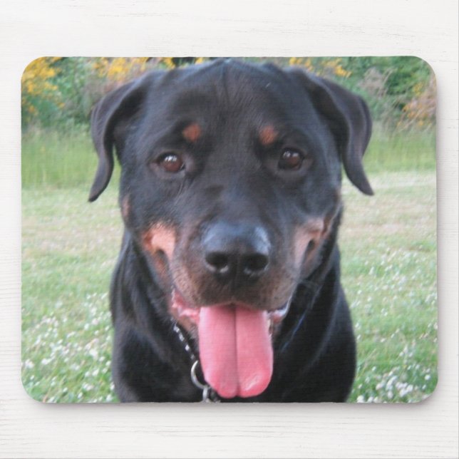 Rottie Mouse Pad (Front)