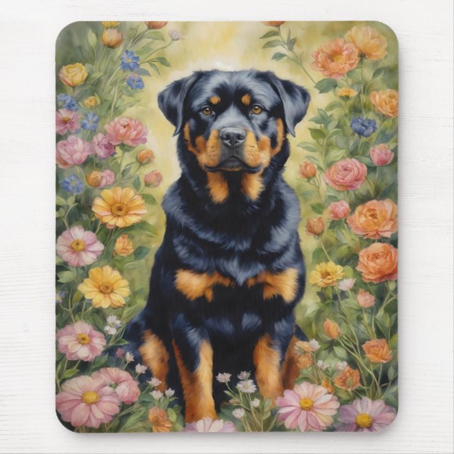 Rottie Mouse Pad (Front)