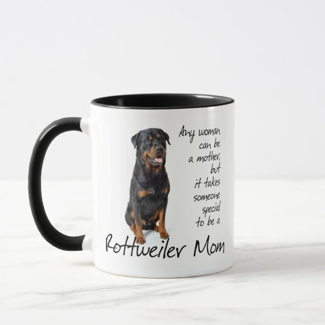 Rottie Mum Mug (Left)