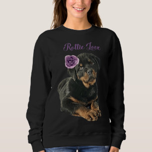 Rottie Rose Premium Scoop Sweatshirt