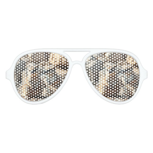 "Rottnest Duo: Two Quokkas in Their Paradise Aviator Sunglasses (Front)