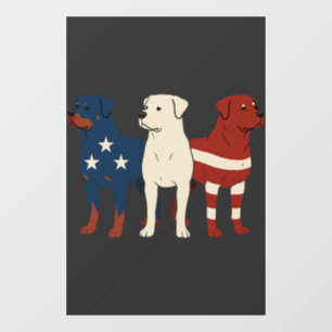 Rottweiler 4th of July Dog Lover Men USA Flag