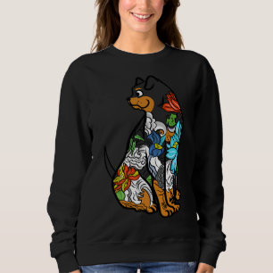 Rottweiler Artistic Tattoo Sweatshirt