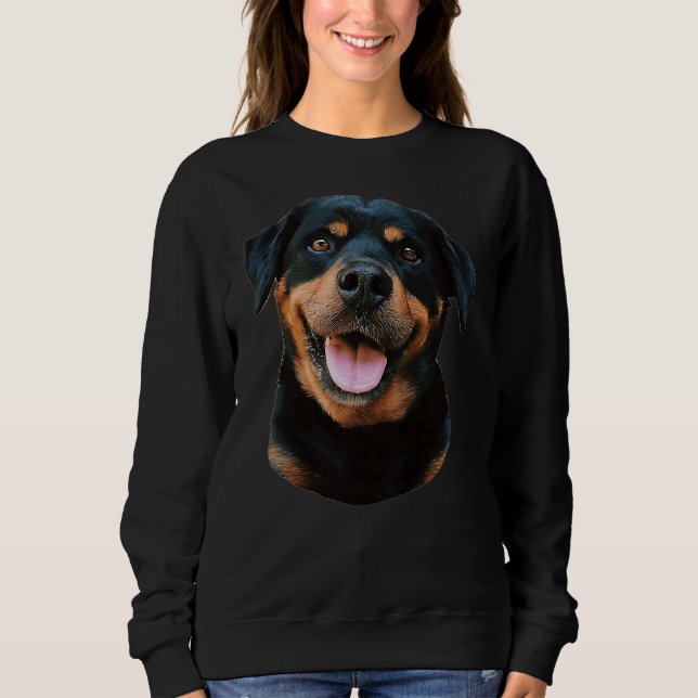 Rottweiler Beautiful Dog Breed Sweatshirt (Front)