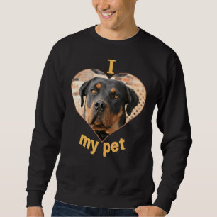 Rottweiler Beautiful Dog Prints I Love Dogs Sweatshirt