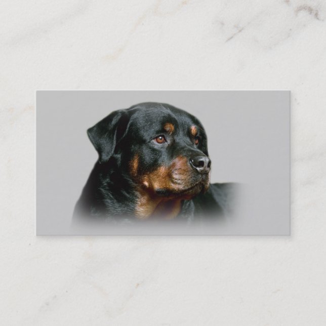 Rottweiler Breeder Business Card (Front)