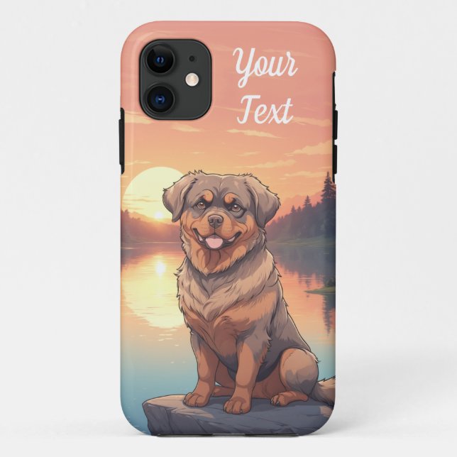 Rottweiler by Lake Case-Mate iPhone Case (Back)