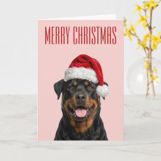 Rottweiler Christmas Cheer Card
