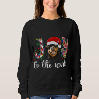 Rottweiler Christmas Rottie Xmas Party Rottweiler Sweatshirt
