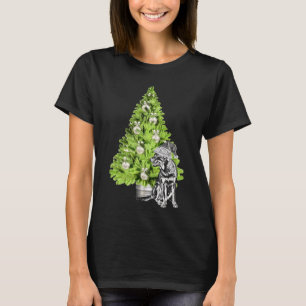 Rottweiler Christmas Scene With Christmas Tree And T-Shirt