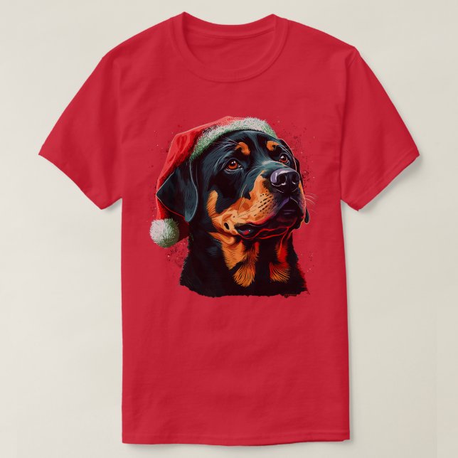 Rottweiler christmas T-Shirt (Design Front)