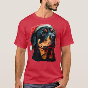 Rottweiler christmas T-Shirt