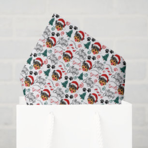 Rottweiler Christmas Tissue Paper