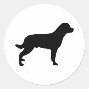 Rottweiler Classic Round Sticker