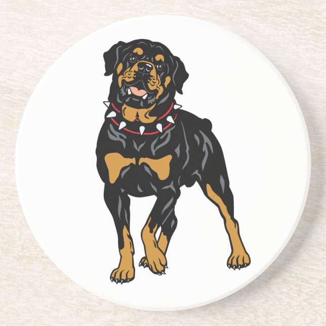 rottweiler coaster (Front)