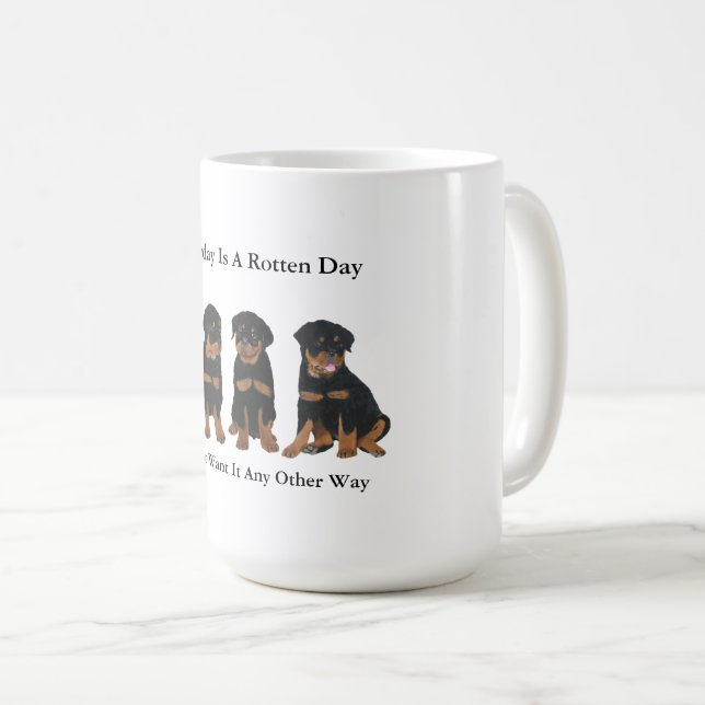 Rottweiler Coffee Mug (Front Right)
