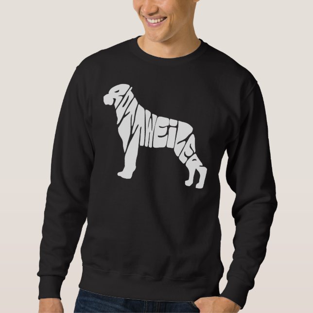 Rottweiler  Cool Rottweiler Owner Sweatshirt (Front)