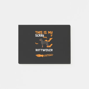 Rottweiler Costume Halloween Lazy Scary Dog Tank Post-it Notes