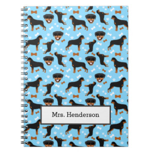 Rottweiler Cute Rotties Dogs Pattern Notebook