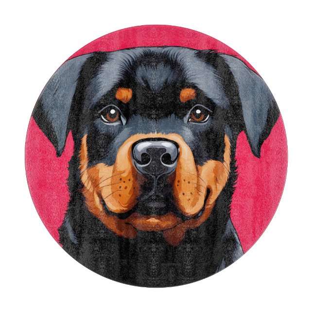 Rottweiler Cutting Board (Front)