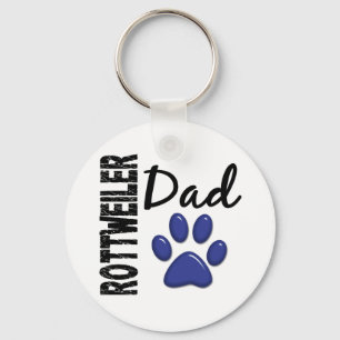 Rottweiler Dad 2 Key Ring