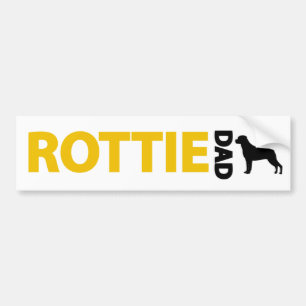 Rottweiler Dad Bumper Sticker
