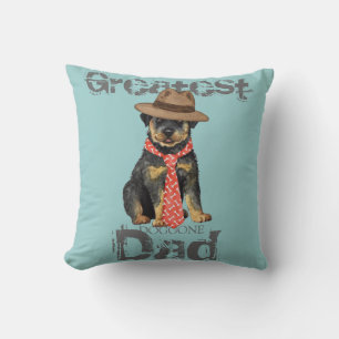 Rottweiler Dad Cushion