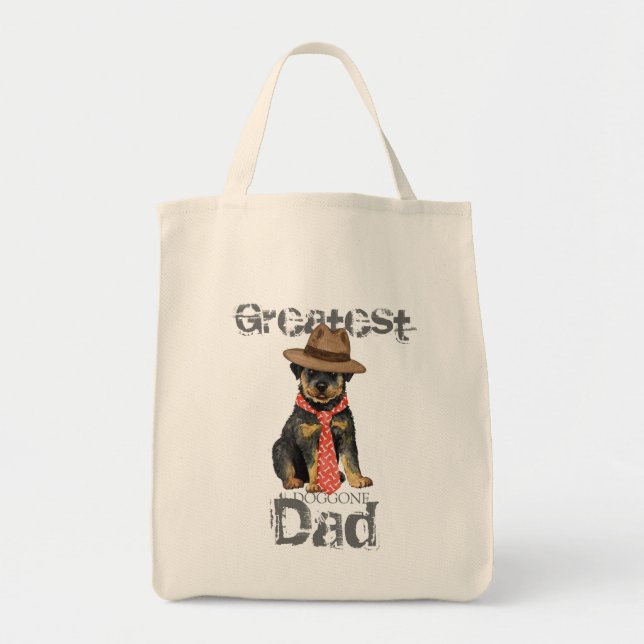 Rottweiler Dad Tote Bag (Front)