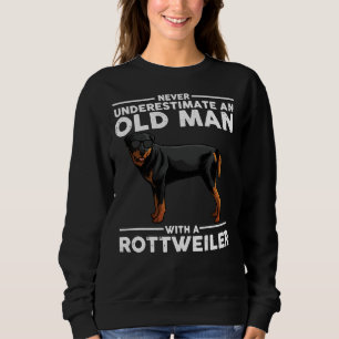 Rottweiler Designs For Men Dad Grandpa Rottie Love Sweatshirt