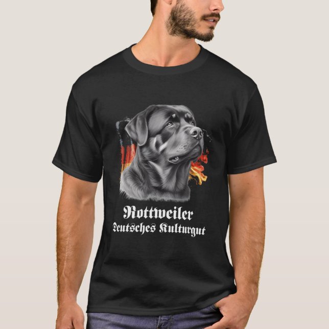 Rottweiler Deutsches Kulturgut Cooles Rottweiler M T-Shirt (Front)