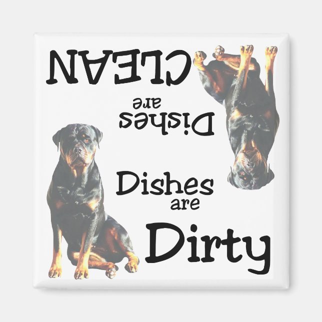 Rottweiler Dishwasher Magnet (Front)