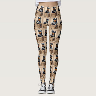 Rottweiler Djing Leggings 6