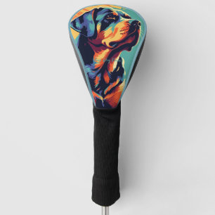 Rottweiler Dog 002 - Bruno Pokopen Golf Head Cover