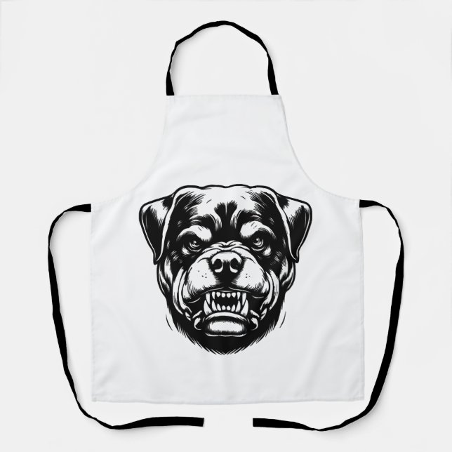 Rottweiler Dog  Apron (Front)