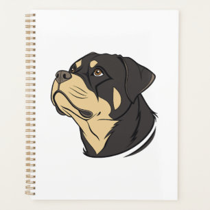 Rottweiler Dog Art Planner