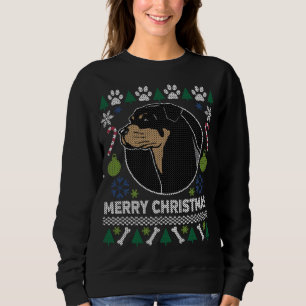 Rottweiler Dog Breed Ugly Christmas Sweater