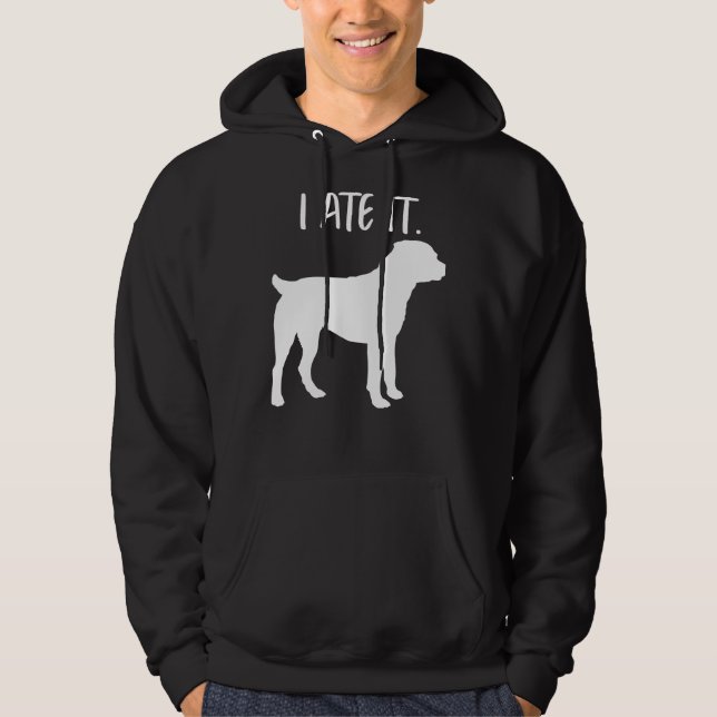 Rottweiler Dog Dad Mum Owner Lover Premium Hoodie (Front)
