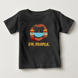ROTTWEILER Dog Ew People Dog Wearing A Face Mask Baby T-Shirt