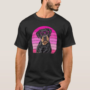 Rottweiler Dog For Women Girls Vintage Rott Rottie T-Shirt