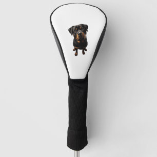 rottweiler dog golf head cover