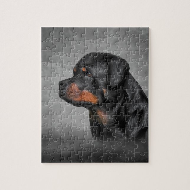 Rottweiler dog jigsaw puzzle (Vertical)