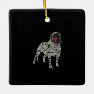 Rottweiler Dog Mummy Halloween Costume Dog Lovers Ceramic Ornament