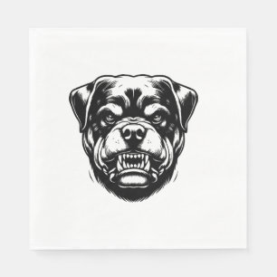 Rottweiler Dog Napkin