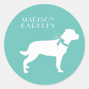 Rottweiler Dog Puppy Rottie Classic Round Sticker
