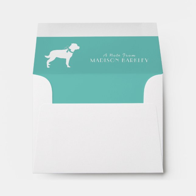 Rottweiler Dog Puppy Rottie Envelope (Back (Bottom))