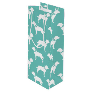 Rottweiler Dog Puppy Rottie Wine Gift Bag