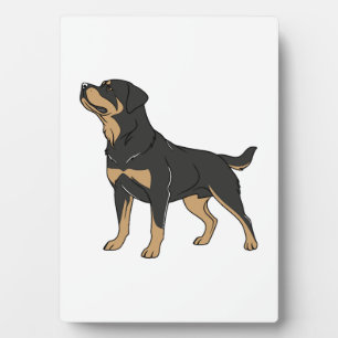 Rottweiler Dog, Rottweiler Dog Standing Plaque