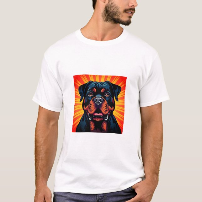 Rottweiler dog  T-Shirt (Front)