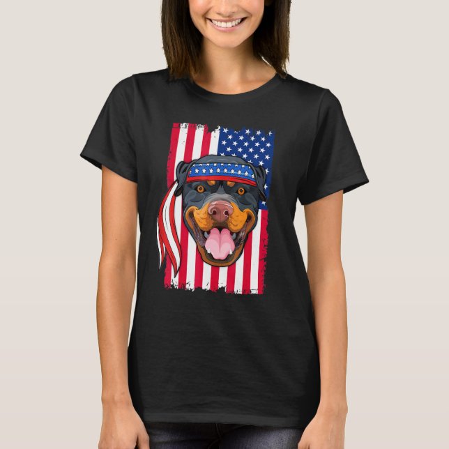 Rottweiler Dog T-Shirt (Front)