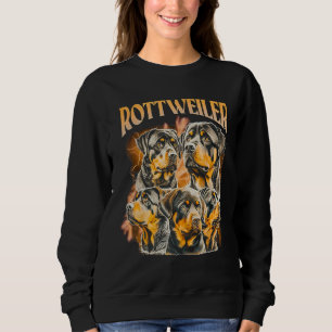 Rottweiler Dog T-Shirt Rottweiler Dog Vintage 90s  Sweatshirt